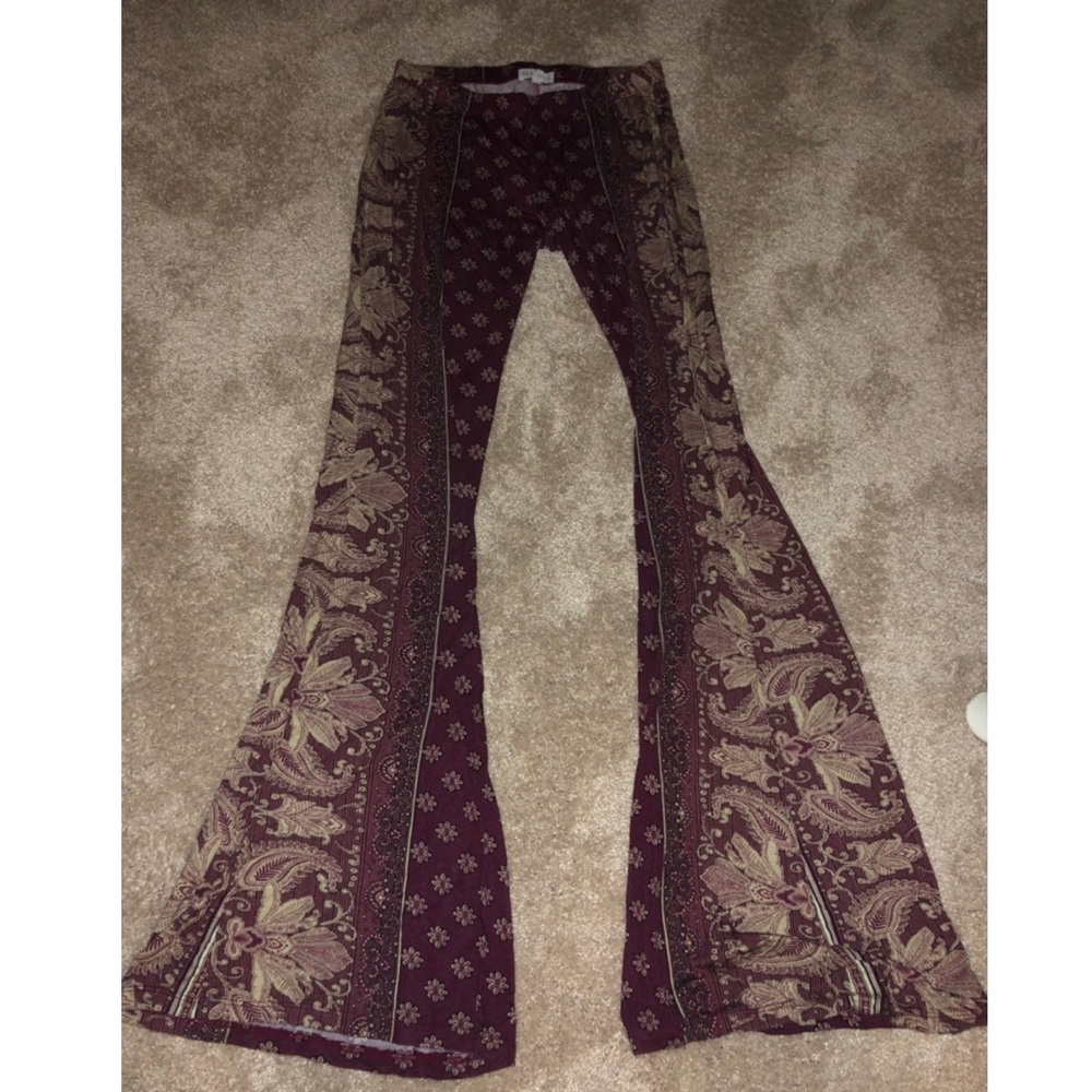 High waisted hippie pants